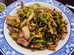 腰花青椒肉丝双拼面-焦家巷面馆