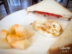 三明治➕煎蛋-西湖茶墅