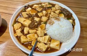 Tofu and Beef Rice
