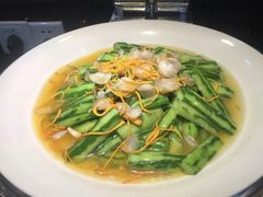 百合虫草蒸丝瓜-大佛寺高级素食自助餐厅