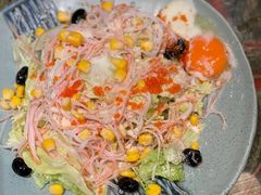 温泉蛋蟹肉沙拉-炙柒Sekinana·精致料理 烧鸟·铁板烧(海上世界店)