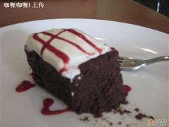 巧克力泡蛋糕的内部-榖屋house of flour(张江首店)