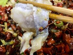 炝锅巴沙鱼-清真·锦翔炝锅鱼(明德门店)