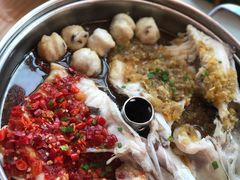 鸳鸯鱼头王经典版(配送自制鱼面)-望湘园·湖南菜(宏伊店)