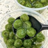 在奶茶里喝到了糯叽叽的豆沙青团💚谁能拒绝‼️