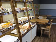 面包甜点陈列柜-一鸣真鲜奶吧(余杭东莲店)