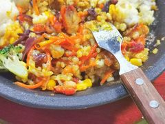 咖喱鸡肉铁板饭-中央财经大学-食堂