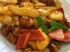 仔姜草莓菠萝咕噜肉-味可道·黄圃人家园林酒家(兆丰店)