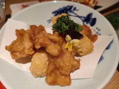 青花鱼炸鸡三品刺-阿吾罗·月咏精致日料(港汇恒隆广场店)