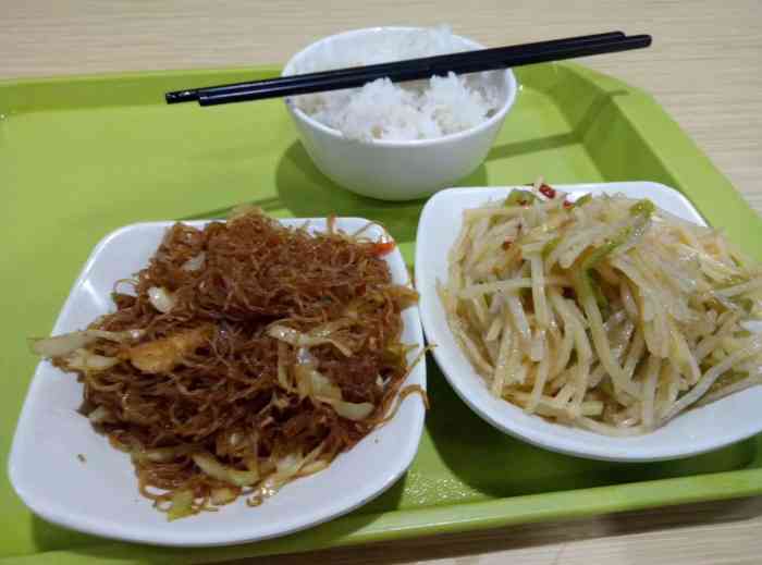 上海电力大学临港校区第一食堂-"那个年轻的,戴眼镜的,个子稍微高的