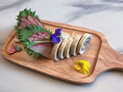 清酒鹅肝配鳗鱼卷-柒园·三十年创意杭帮菜(龙湖滨江天街店)