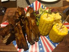 招牌美式德州烤猪肋排-小火花·干式熟成牛排馆Spark SteakHouse(剑桥郡店)