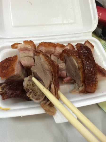 香港新发烧腊茶餐厅(书城店)-"外卖点烧鹅拼烧肉饭,实物给我烧鸭拼