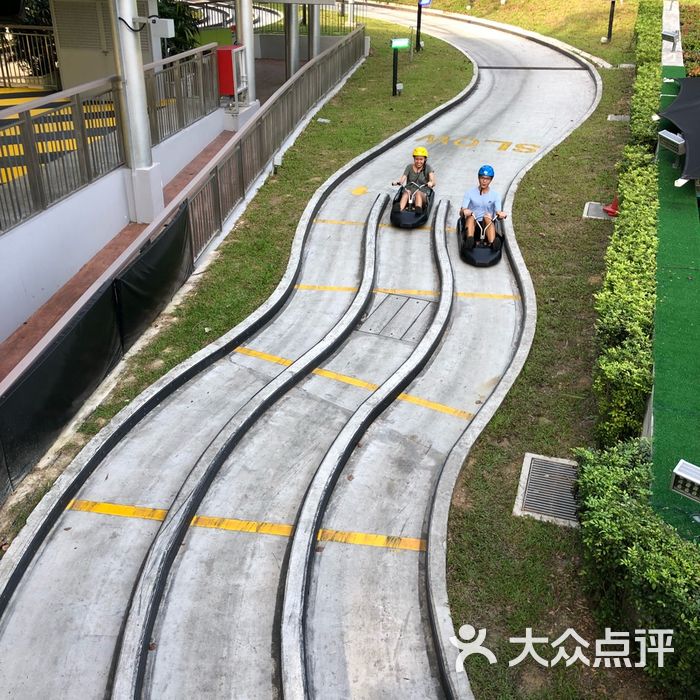 圣淘沙天际线斜坡滑车图片-北京游乐场-大众点评网