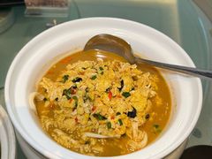银鱼石耳炒鸡蛋-安徽大厦中餐厅