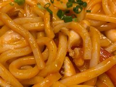 番茄海鲜乌冬-万岁寿司(万国店)