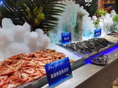 自助取餐区-锤头鲨毛肚海鲜烤肉自助餐厅(国购广场店)