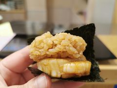 火炙扇贝寿司-鮨清日本料理