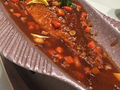 京城腊八蒜烧野生大黄鱼-顺承小院儿