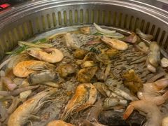 -佰烧海鲜烤肉火锅自助(世茂国际广场店)