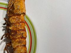 烤深海大虎虾-开海·红岛海鲜虾水饺(石老人店)