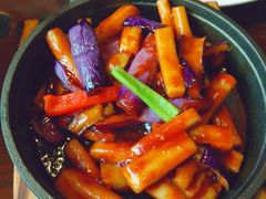 鱼香年糕炒茄子-涌上外婆桥(南塘店)