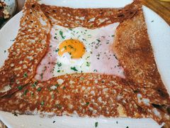 巴黎火腿鸡蛋芝士蘑菇可丽饼-RAC BAR(安福路店)