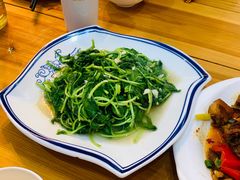 灵芝菜炒蛋-徽州美食(三十年老店)