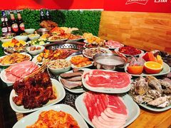 -釜御山海鲜烤肉火锅自助(新城市中心店)