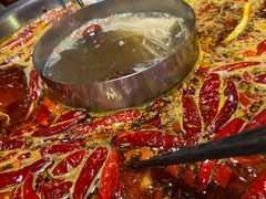 谭血鸭红锅底-谭鸭血老火锅(漳州路店)