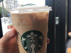 盛樱蜜桃芝士拿铁-星巴克(北京望京东园店)