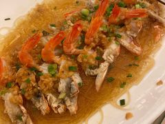 蒜蓉开过蒸虾-海逸海鲜酒家(古北店)