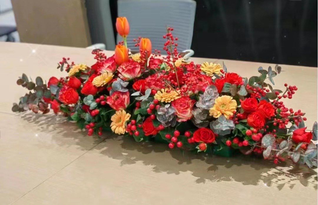 会议桌花