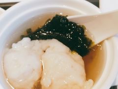 紫菜鱼丸汤-百事佳烧鸭牛腩(上海虹桥站店)