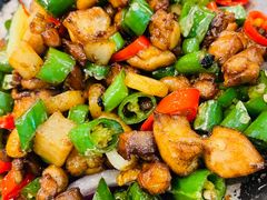 小炒脱骨鸡-听涛雅苑百味饺子老家菜馆