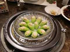 丝瓜虾球-夜宴江景餐厅