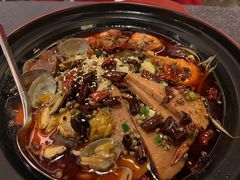 海鲜毛血旺-粤尚腾香居中餐厅(首都机场希尔顿店)