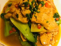 青菜炒豆腐-锅来乐地锅鸡(安亭店)