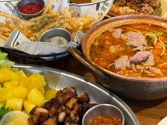 烤猪颈肉佐菠萝紫苏叶-Blac+Blac(中海环宇荟店)