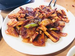 辣炒鱿鱼-贤花饭店(城阳店)