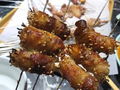 五花肉卷金针磨-新口福烧烤(凌河夜市店)
