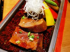 煮好的牛舌-水之惠鲜鱼料理(王府大街店)