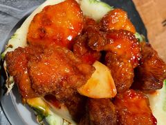 菠萝咕噜猴头菇-水木苼 蔬食料理