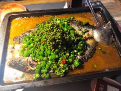 鲜青椒烤鱼-探鱼·鲜青椒爽麻烤鱼(天一广场店)