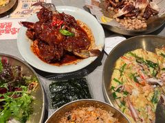 -草家酱蟹炭火烤肉店(珲春南路一店)