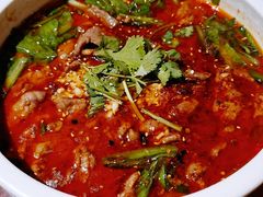 水煮肉片-绿茶餐厅(华联万柳店)