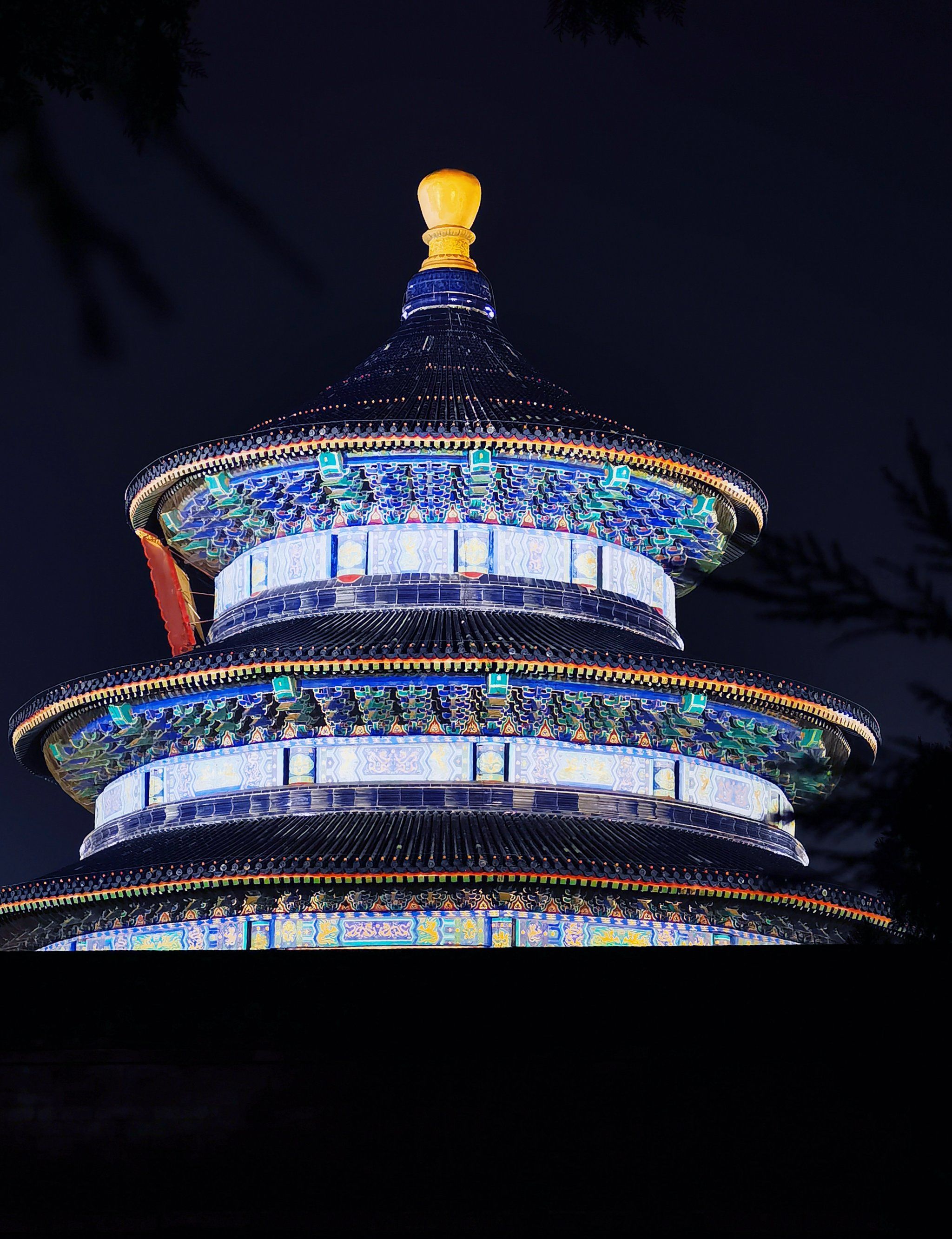 天坛祈年殿夜景909090