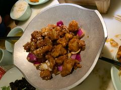 蒜香蜜汁排骨-绿茶餐厅(西单老佛爷店)