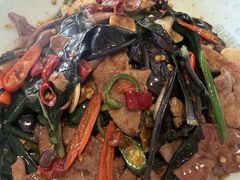 血皮菜炒猪肝-冯记豆花店(健翔桥店)