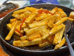 干锅茭白-走马楼饭庄(慈城古县城店)